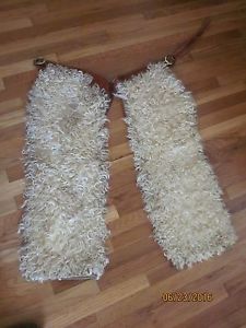 COWBOY WOOLIES Chaps Angora Buckaroo Style Horse Tack