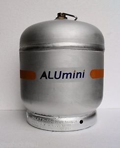 ALUmini Gasflasche 2,7 kg. Propan mit Kochaufsatz 3000 Watt