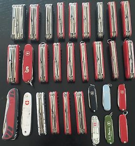 VICTORINOX SWISS ARMY KNIVES - ALOX 84 - ALL SIZES!!  - LOT OF 30!!!!!