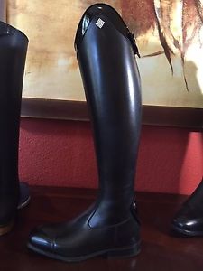 New DeNiro S3901/S dressage tall boots ladies sz US7 blk NWT