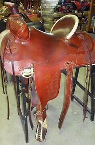 16"  COLORADO SADDLERY WESTERN RANCH ROPING SADDLE 2 852