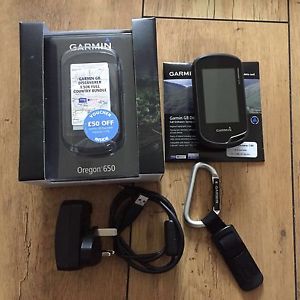 Garmin Oregon 650 Handheld GPS Receiver 1:50 Full GB SD CARD,4 Screen Protectors