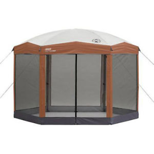 Coleman Screened Canopy/Gazebo Outdoor 12-by-10-foot Hex with UV Protection