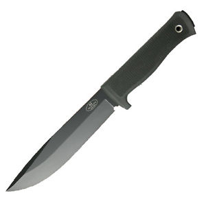 Fallkniven A1 Black Army Survival Knife - Zytel Sheath | Lam. VG10 59 HRC