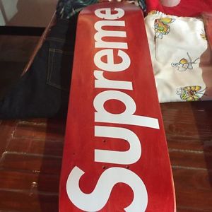 Supreme Red Box Logo Skateboard Deck Skate Board Bogo 100% authentic Negotiable