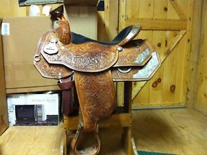 Circle Y Western Pleasure Equitation Saddle 16" SemiQH bars