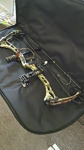 PSE Bow Madness Drury Outdoors 27/65 full package, Arrows, broadheads, release