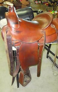 16" A FORK WESTERN RANCH SADDLE 2 848