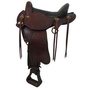 179-621-6134-21 Tucker Horizon Outpost Endurance Saddle 16.5" Brown Medium Tree