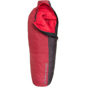 Big Agnes Encampment 15 Synthetic Sleeping Bag Left Crimson/Coffee Regular