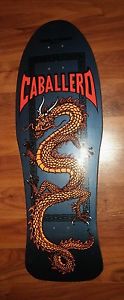 Vintage Skateboard 1986 Powell Peralta Steve Caballero Oriental Dragon Deck NOS