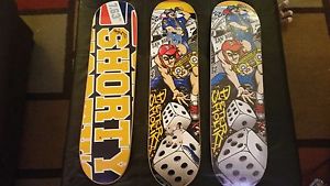 Lot of 2, Peter Smolik Rollin Dice & Shorty's Skateboard Decks, Rare!