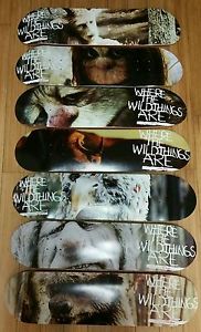 Girl skateboard complete set of "where the wild things are" by spike Jones