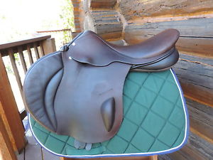 MIKE CORCORAN MASTER EVENT SADDLE  18" M MADE IN ENGLAND  AWESOME AND RARE FIND!