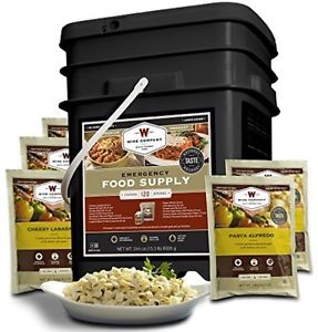 Wise Company 120 Serving Entree Only Grab And Go Kit (15x12x10-Inch/20-Pounds)