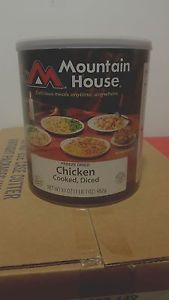 Mountain House diced cooked chicken  ex 12/34 dehydrated emergency food