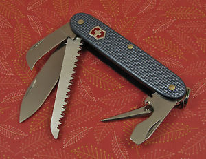 Swiss Bianco Exclusive Victorinox Harvester Gunmetal Alox Swiss Army Knife