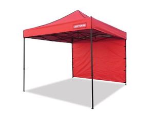 Craftsman Instant Commercial Canopy Sports Tailgate Shade Roof Awning Red New