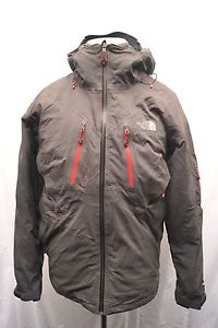 NORTH FACE MENS MEDIUM WATERPROOF RECCO HYVENT ALPHA GOOSE DOWN JACKET GREY FW64