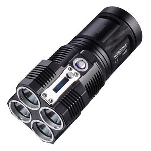 TM26 Tiny Monster Flashlight, Black, 4000 lm, 4x 18650