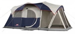 Coleman Elite WeatherMaster 17' x 9' LED Light, Sleeps 6 Fast Cabin Tent