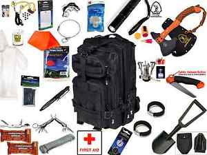 Survival kit backpack Camping Hiking Emergency Gear bugout preparedness tactical