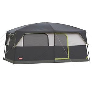 Coleman Prairie  9 Person Tent 14' x 10' Prairie Breeze Led/Fan Free Shipping