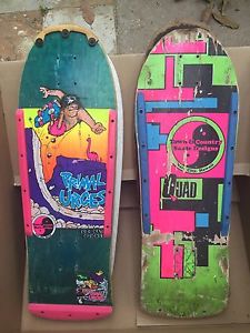 Vintage T&C Town and Country Skateboard Hawaii Primal Urges Surfboard Powell