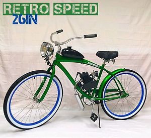 Motorized Bicycle 66/80cc Fast Shipping 2 Stroke Cycle Fixie Motor Bike Moped