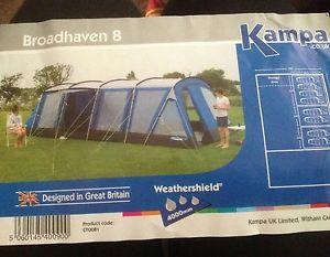 Kampa broadhaven 8 tent 8 -10 man tent