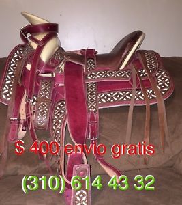 Horse Saddle Montura Charra  Mejoro Precio Tel (310) 614 43 32