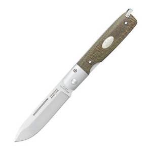 Fallkniven GPgm Gentleman Pocket Knife Folding Lam.CoS Green Micarta Liner Lock