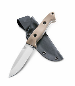 BENCHMADE 162-1 Sibert S30V G10 Bushcraft inkl. Kydex- & Hirsch-Lederscheide