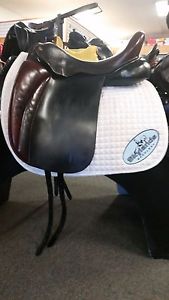 Used Hulsebos Dressage Saddle - Size 18" - Brown