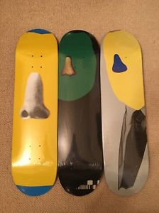 Set of 3 John Baldessari Supreme Skateboards decks koons hirst murakami kaws New