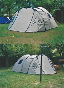 TENDA TUNNEL FAMIGLIARE MARECHAL TUN DOME 4 2/4 POSTI CAMPEGGIO CAMPING PLENAIR