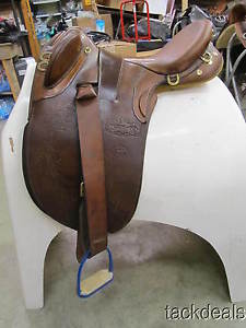 Queensland Outrider Wild Brumby Poley Aussie Australian Saddle Lightly Used 18"