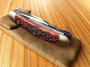 Edel Taschenmesser Sowbelly Pocket knife Stockman Custom knife Jim Dunlap TOP!