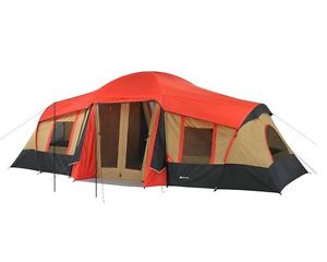 10 Person 3 Room Instant Vacation Cabin Tent Camping Hiking Family Outdoor Camp