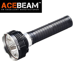 ACEBeam X60 5x Cree XM-L2 U3 LED 6500lm Magnetic Ring Charging Flashlight