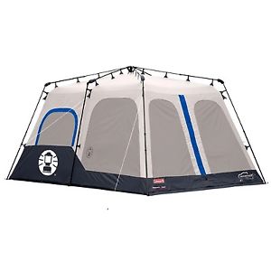 Coleman 8 Person Family Camping Sporting Outdoor Instant Tent 14' x 10' 2 Rooms