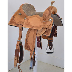 New! 15.5" Marlene McRae Barrel Racing Saddle by Reinsman Code: 4240-155DC-05