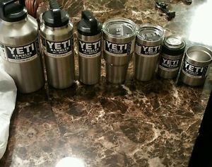 Yeti Rambler Bottle Master Pack Kit Combo 64, 36, 18, 30, 20, Lowball, & Colster