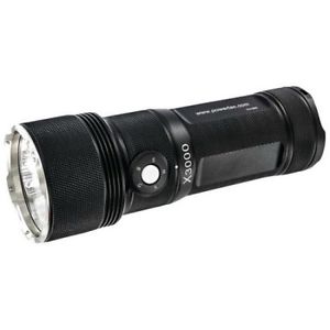 3,000-Lumen Gen II Flashlight/Mobile Charger unique high intense red blue green