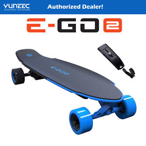 YUNEEC E-GO 2 Electric SkateBoard LongBoard EGO Royal Wave Blue - New! In Stock!