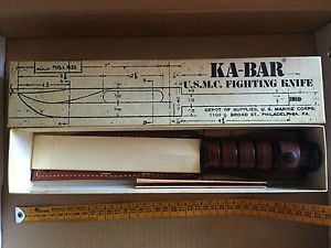 KA-BAR FIGHTING  KNIFE COLTELLO VINTAGE  NEW!!!!!!!!!!