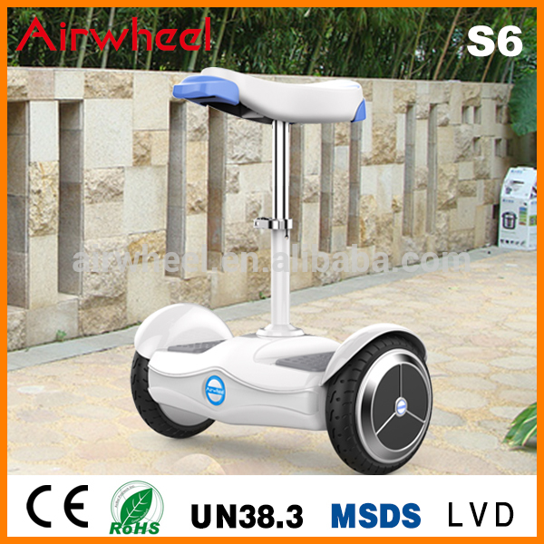 Airwheel S6 2 wheels off road self balancing electric scooter with seat