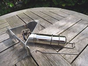 Very rare vintage little Borde petrol camp stove with Alu pan carrier/windshield