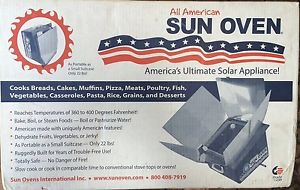 New All American Sun Oven- The Ultimate Solar Cooking Appliance, New In Box