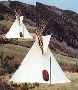 TIPI 14' Sioux Style Canvas Outdoor